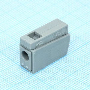 DG222-8.0-01P-11-00A(H), Пружинный клеммник на печатную плату. 1 контакт.