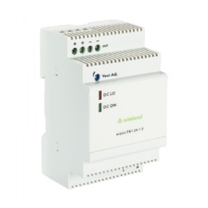 Блок питания WIPOS PB1 24-1.5, Источник питания, однофазный, 24 V / 1,5 A, 36 W; диапазон входных напряжений: 90 – 264 V AC, 120 – 375 V DC; габариты (мм): ширина x высота x глубина: 53 x 91 x 57; вес 0,19 кг; монтаж: на DIN рейку, температура окружающей среды –25°C…+70°C