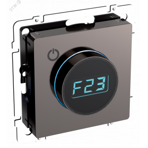 Термостат электронный с индикацией BRITE СП IP20 ТС10-1-БрТБ темная бронза BR-RT11-K45