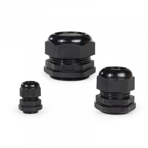 Ввод кабельный пластиковый PG 7 (3-6.5 мм) черн, Ввод кабельный герметичный пластиковый с трубной резьбой PG7, нейлон 6.6, прямой, черный, IP68, для кабелей и проводов диаметром от 3 до 6.5 мм в корпусах электрического оборудования