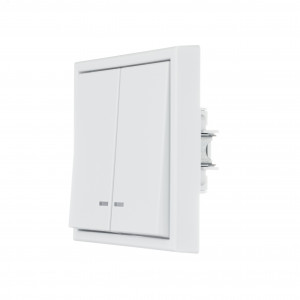 Выключатель 2-кл. ArtGallery (сх. 5а) 10AX с подсветкой механизм бел. SE GAL000153