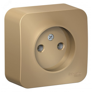 BLANCA О/У РОЗЕТКА без заземления без шторок, 16А, 250В, ТИТАН BLNRA000104