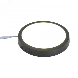 Светильник светодиодный ДПО-18w 4000K 1260Лм черный AL504 51073