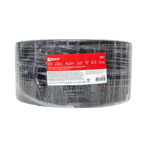 Термоусаживаемая трубка ТУТ нг 80/40 черная рулон PROxima tut-80-b