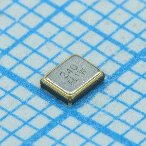 ABM10-24.000MHZ-D30-T3, Резонатор кварцевый 24МГц ±20ppm ±30ppm (стабильность) 10пФ 100Ом 4-Pin Ultra Mini-CSMD лента на катушке