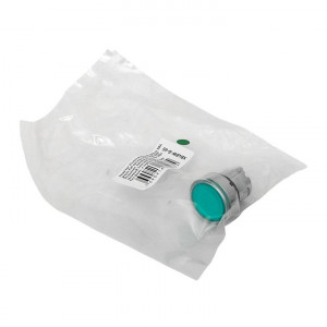 Исполнительный механизм кнопки XB4 зеленый плоский возвратный без фиксации, с подсветкой IP65 EKF XB4BW-G-65