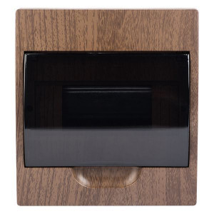 Щит ЩРН-П-8 IP41 темное дерево PROxima pb40-n-8-dark