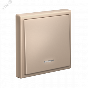 Выключатель 1-кл. ArtGallery (сх. 1а) 10AX с подсветкой механизм песочн. SE GAL001213