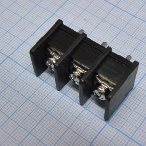 DG65C-B-03P-13-00A(H), Барьерный клеммный блок 3 контакта. Серия DG65C-B