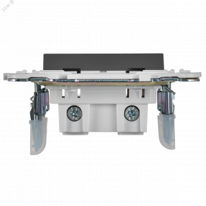 SKANDY Розетка без заземления без защитных шторок 10А SK-R02T титан IEK SK-R10-10-K48