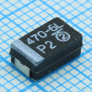 CA45-D016K227T, Конденсатор танталовый 220мкФ ±10% 16В типоразмер D