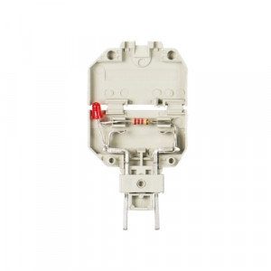 Держатель предохранителя SIST-LED, Держатель предохранителя, 5x20, для клемм WK 4 TKG / WKFN 4 TKG, индикация LED 24V, цвет: серый