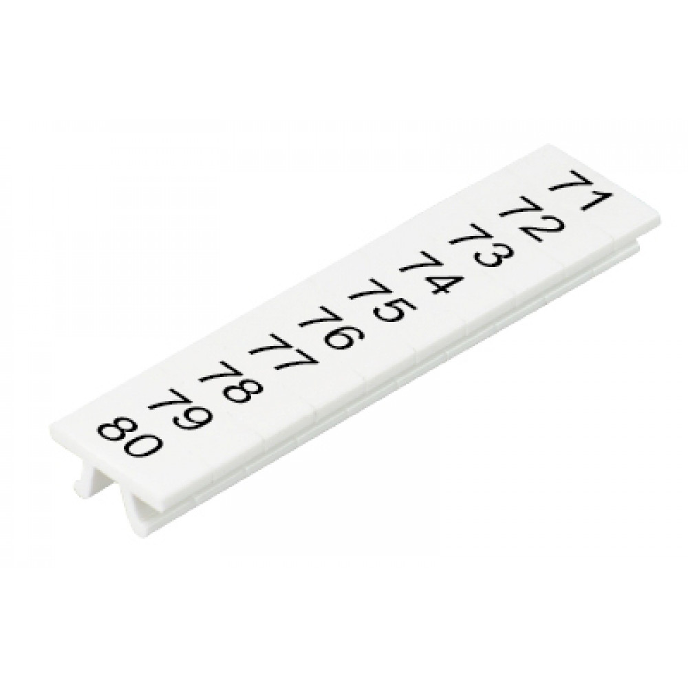 Изображение товара Шильдик для клемм WKF 1.5 71-80 белый 10 шт Wieland