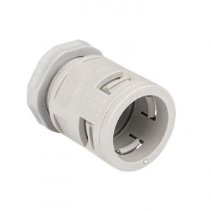 Коннектор для гофрированной трубы (25 мм) (25 шт) Plast kn-t-25