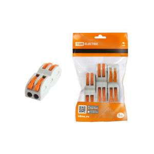 Соединительная проходная клемма СК-412-2 (2,5мм2) (4 шт/упак) SQ0527-0051