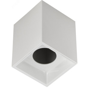 Светильник 4112 накладной поворотный GU10 бел. пласт. LT-UPB0-4112-GU10-1-K01