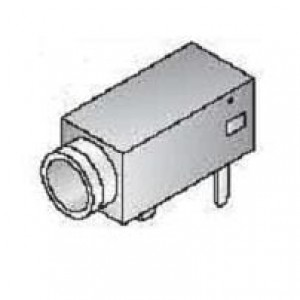 161-348A0-EX, Телефонные разъемы 2.5 STEREO W/METAL SLEEVE