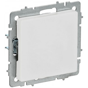 BRITE Заглушка с суппортом МЗ10-БрАБ арктический белый IEK BR-PL10-K91