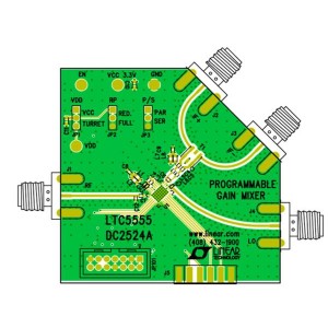 DC2524A, Радиочастотные средства разработки LTC5555 DEMO BOARD