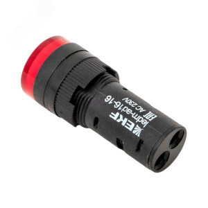 Матрица светодиодная AD16-16HS красн. 230В AC PROxima ledm-ad16-16-r, Лампа сигнальная d16-230V кр светодиодная