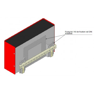 sic4300646, Комплект для монтажа e10R на DIN-рейку