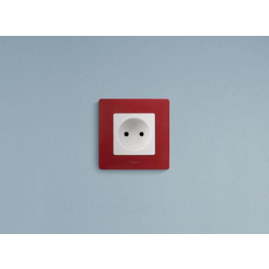 Розетка 1-м СП Etika 16А IP20 250В 2P без заземл. немецк. стандарт винтов. клеммы механизм бел. Leg 672220