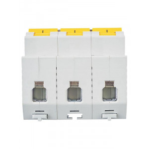 Выключатель автоматический модульный 3п C 100А 15кА ВА47-150 KARAT IEK MVA50-3-100-C