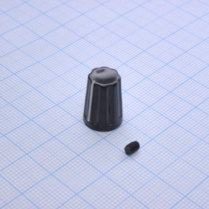 Ручка K16-01 bakelite d=4, Ручка управления, на вал 4 мм