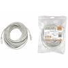 Патч-корд народный U/UTP Cat 5e 4PR 24AWG PVC, литой 15 м, серый SQ0115-0009