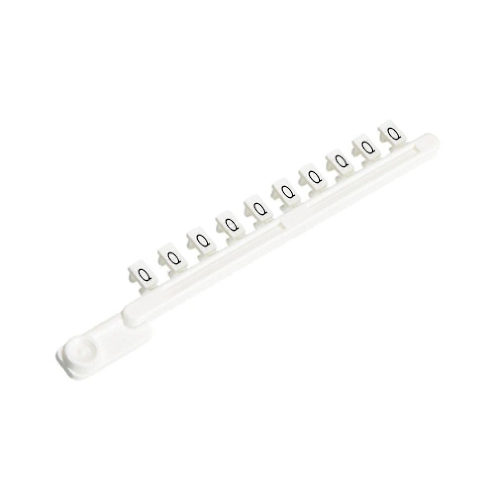 Изображение товара Комплект из 10 составных гребенчатых шильдиков с маркировкой Q Wieland