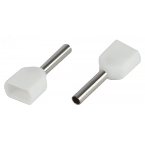 Наконечник-гильза с изолированным фланцем (упаковка 10 шт.) NO-225-10 (двойной) НШвИ(2) 0,5-8 Б0063277