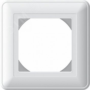 W59 AQUA 1-постовая РАМКА, IP44, БЕЛЫЙ C2 KD-1B-18