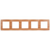 12-5005-09 Рамка на 5 постов, 2, дуб (10/100/1600) Б0014789