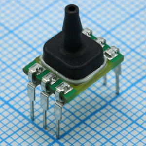 ABP2DANT015PG2A3XX, Датчик давления монтаж на плату 0psi...15psi манометр 6-Pin DIP-модуль лента на катушке/туба