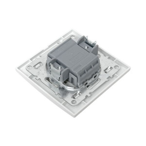 Выключатель 2-кл. СП Минск 10А IP20 с индикатором бел. Basic ERV10-123-10