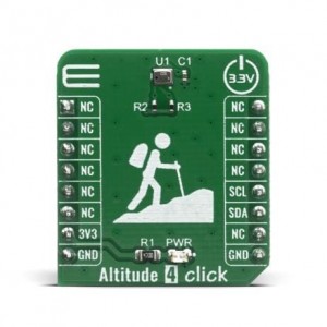 MIKROE-4127, Инструменты разработки датчика давления Altitude 4 Click