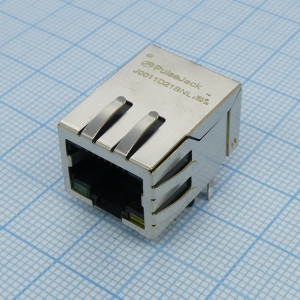 J0011D21BNL, RJ45 CONNECTOR, JACK, 8P8C, CAT5/6, THT
