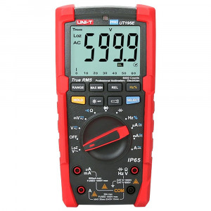 UT195E, Цифровой мультиметр, True RMS, IP65, автоматический выбор диапазонов измерений