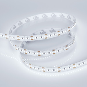 Лента MICROLED-M300-8mm 24V White6000 (8 W/m, IP20, 2216, 5m) 023556(2), Светодиодная лента MICROLED-M300, открытая. Светодиоды 2216, 300 шт/м (1500 шт на 5 м), белая плата, ширина 8 мм, скотч 3M. Цвет БЕЛЫЙ 6000 K, цветопередача CRI>90, угол 120°. Питание 24V, мощность 8 Вт/м (40 Вт на 5 м). Размеры 5000x8x1.3 мм. Мин. отрезо