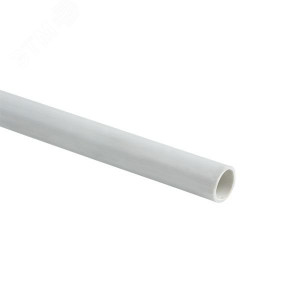 Труба гладкая ПВХ жесткая d16 мм (2 м) (50 м/уп) белая Plast trg-16w-2m