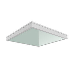 Светодиодный светильник "ВАРТОН" медицинский накладной 595*595*55мм с защитным силикатным стеклом 36 ВТ 4000К класс защиты IP54 V1-C0-00080-20G06-5403640