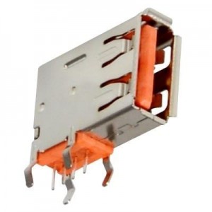 KUSBXHT-SLAS1N-O30-HRF, USB-коннекторы Upright-USB A Orang G-30u Plt-Cont HiRet