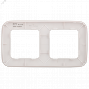 FLITE ARTISTIC Рамка 2-местная РУ-2-А-ФлБ белый IEK FI-M22-31-20-K01