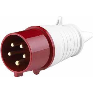 Вилка переносная 025 32А 3P+PE+N 380В IP44 ВП-102 26006DEK