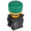 Кнопка Грибок поворот. с фикс. 1NO+1NC зел-ная MASTER MI-BG60-11ZS-3-23-K06
