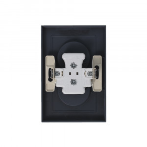 Розетка 2-м СП AtlasDesign 16А IP20 без заземл. в сборе грифель SE ATN000720