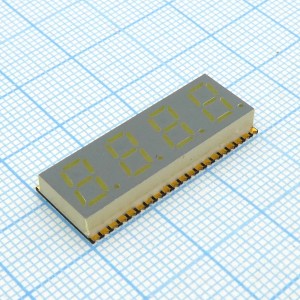 KCSA03-103, SMD display 7.62mm yellow 588nm / 480-1900 ucd