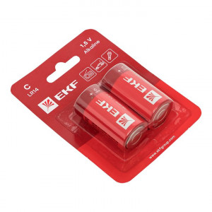 Алкалиновая батарейка типа C(LR14) блистер 2шт. LR14-BL2