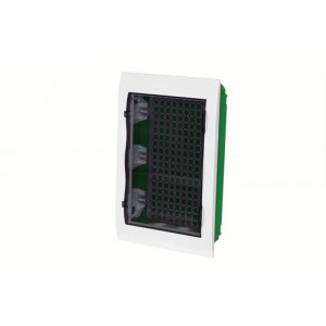 Корпус встраиваемый с прозрачной дверью 3ряд/36мод 2 розетки City9 Box IT к EZ9E312S2FIT