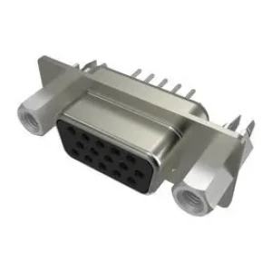 10090929-S154XLF, Разъем D-Sub (розетка) на плату 15 контактов
